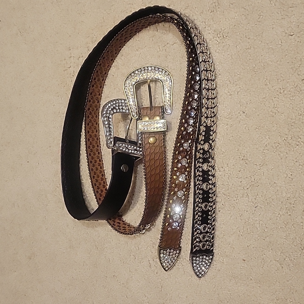 Rhinestone belts